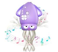 MACALOCA Danse Octopus Jouet, Drôle électrique Danse Octopus Jouet avec LED & Musique, Créatif Fou 8 Jambes Action Crawling Octopus pour Le soulagement du Stress & Enfants (Violet)