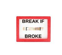 Macamolly Cadeau d'urgence d'argent - Apporte un sourire dans les situations difficiles. Cadeau anti-stress créatif et gadget de bureau amusant pour femmes, amis et collègues, Break IF Broke