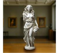 Macamolly Le doigt d'honneur de la Medusa Sculpture de Méduse avec idée Le symbole original du Talk to The Hand 20 cm Statue de décoration de salon