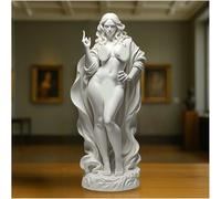Macamolly Sculpture de doigt majeur de sorcière avec attitude - Symbole original pour parler à la main - 20 cm - Décoration de salon