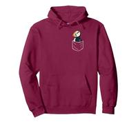 Macareux d'oiseaux de mer Puffins Pocket Sweat à Capuche, Unisexe pour Adultes, Marron, M