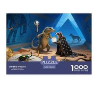 Macareux Moine Puzzle en Bois Imperméable DIY Puzzles De 1000 Pièces pour Adultes Cadeaux Coloré De Décoration pour La Maison