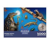 Macareux Moine Puzzle en Bois Imperméable Puzzles De 1000 Pièces pour Adultes Cadeaux Coloré Jeux De Stimulants
