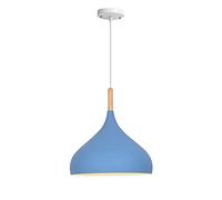 Macaron Couleur Suspensions Nordique Campagne Plafonnier Café Beau Plafonnier Suspendu Lampe Suspendue pour Salle à Manger et Salon, Prise E27 (Color : Blue, Size : 32cm Lucky Star