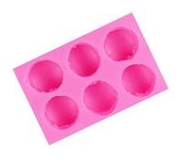 Macaron Forme Cuisson Moule Macaron Style Moule Macarons faisant moule silicone pour les décorations de gâteaux fondants cuisson pâte de gomme bonbons au chocolat pâte polymère savon boules bain rose