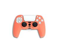 Macaron-Orange - 1 pièce. Coque en silicone plus fine pour manette PS5, grand cache pour port de charge