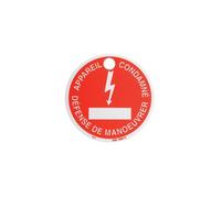 Macaron plastique diamètre 80 mm trou 10 mm - Appareil condamné KS TOOLS - 117.1436