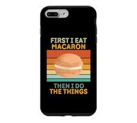 Macaron Vintage First I Eat Macaron Then I Do The Things Coque pour iPhone 7 Plus/8 Plus