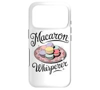 Macaron Whisperer Dessert Parisien drôle Coque pour iPhone 17 Pro