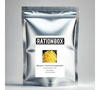 Macaroni - 10 portions lyophilisées - Durée de conservation : 25 ans - Ration d'urgence