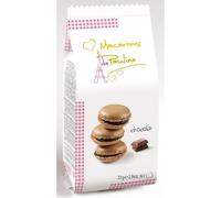 Macarons de Pauline chocolat 6 macarons fourrés 72g
