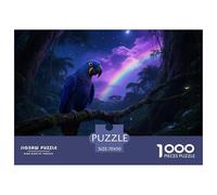 Macau hyacinthe Puzzle 1000 Pièces Jeu Difficile pour Experts Oiseau Mémoire Et Logique Objet Artiste 70x50cm/1000pcs
