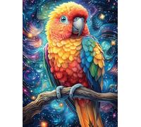 Macaw Perroquet dans la forêt magique 1000 Pièces Puzzle Adulte En Carton Rigide Haute Qualité Conte de fées d'accompagnement magique Très Difficile Haute Difficulté Anti-Stress Décoration Murale Idée