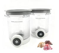 Macayda Lot de 2 récipients pour sorbetière et sorbetière Ninja Swirl by CREAMi - 480 ml - Pour NC701EU - Accessoires pour Ninja Creami - Sans BPA - Passe au lave-vaisselle (2)