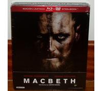 Macbeth Edition Limitée Steelbook Blu-Ray + DVD Neuf Scellé Action R2