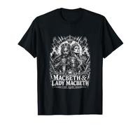 Macbeth et Lady Macbeth Ambition dessine des poignards T-Shirt