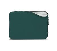 MW Basics ²Life Housse MacBook Air 15 Pouces - Pochette Macbook Air 15 Pouces Éco-Responsable - Mousse à Mémoire 6 mm - Vert/Blanc