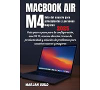 MacBook Air M4 Guía del usuario para principiantes y personas mayores (2025)