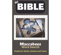 Maccabees Bible Word Search Puzzle: Word Searches with Easy to Read Print from the Maccabees, Bible Heroes, Faith Under Fire, and More | 6x9, 110 ... Gifts for Vacations, Holidays, and Free Times