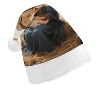 maccbn Chapeau de Père Noël Vierge Marie, extensible, pour Noël, Noël, Nouvel An, cosplay