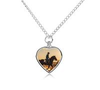 maccbn Collier urne étanche en forme de cœur avec kit de remplissage - Chaîne réglable de 70,1 cm - Bijou souvenir pour chien et chat - Cadeau de condoléances pour les amoureux des animaux domestiques