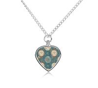 maccbn Collier urne rétro pour animal domestique avec pendentif en forme de cœur étanche avec kit de remplissage - Chaîne réglable de 70,1 cm - Bijoux souvenir pour chien et chat - Cadeau de
