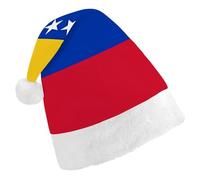 maccbn Drapeau de Noël du Venezuela - Chapeau de Père Noël extensible - Accessoire de fête festif pour chant, Nouvel An, cosplay