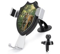 maccbn Support de téléphone universel 3 en 1 à ventouse réglable avec crochet en métal pour grille d'aération, pare-brise, tableau de bord, accessoires de voiture, décoration intérieure