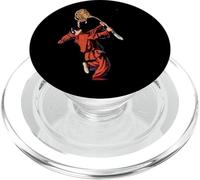 Macceroni Pianigiani Clown Mangeant des Spaghettis avec Une PopSockets PopGrip pour MagSafe
