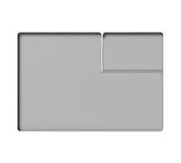 MACCHI DE PROTECTEUR TOP ÉCOUTE - Couvercle supérieur pour machine à laver absorbante | Mappeto topper protecteur pour trou pour la collecte des peluches | 26 x 18 pouces en silicone non slip topper