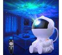 Macchiatto Astronaute Projecteur, Projecteur Ciel Etoile avec 8 Modes Nébuleuse, Galaxy Projecteur Avec Télécommande, Rotation à 360 ° Veilleuse Projecteure pour Enfants et Adultes