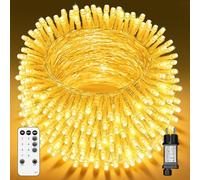 Macchiatto Guirlande Lumineuse LED Intérieur Extérieur 10M/ 40M/ 60M avec et Minuterie, 8 Modes d'Éclairage, Fonction Mémoire, Étanche IP44, pour Décoration Maison, Noë, Jardin, Mariages et Fêtes