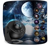 Macchiatto Pro Projecteur Ciel Etoile Planetarium Projecteur Galaxie avec 13 Disques de Film, Veilleuse Projecteur Réglage de Rotation à 360°pour Chambre Plafond Cadeaux Enfants Adultes