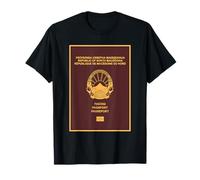 Macédoine du Nord, Macédoine, passeport, Macédoine. T-Shirt