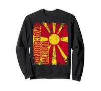 MACÈDOINE Nord Drapeau Hommes Femmes Enfants MACÈDOINE Nord Sweatshirt