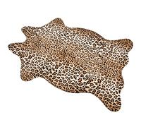 MACEVIA Leopard Rug Cheetah Print Rugs Western Decor for Living Room Bedroom Faux Animal Area Carpet Non-Slip 43.3" L x 29.5" W(3.6ft x 2.4ft)