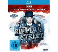 RIPPER STREET-DIE KOMPLETTE SERIE - MACFADYEN/FLYNN ALLE 5 STAFFELN 10 BR NEUF