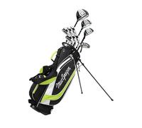 MACGREGOR CG4000 Steel/Graphite, Cart/Stand Bag, Homme, Droitier/Gaucher, Ensembles de Golf, Noir/Vert, 1 inch Longer