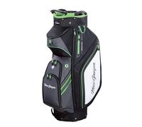 MacGregor Principal Sac pour Chariot de Golf de 25,4 cm, 14 Compartiments avec séparateurs et 9 Poches, Noir/Gris/Vert