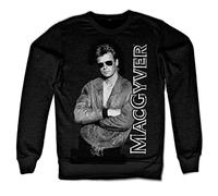 MacGyver Officiellement Marchandises sous Licence Cool Sweatshirt (Noir) Large
