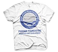 MacGyver Officiellement Marchandises sous Licence Phoenix Foundation T-Shirt (Blanc), Large