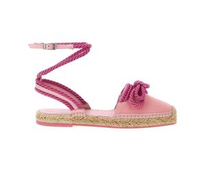 Mach & Mach, Femme, Chaussures, Rose, Taille: 41 EU Double Bow Riviera Espadrilles