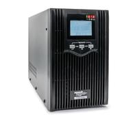 Mach Power Alimentation sans Interruption (UPS-LIT12DP) - UPS Line Interactive 1200VA/800W, Onde sinusoïdale Pure, stabilisateur AVR, 2 Piles 12V/7Ah, 3 Sorties IEC, 1 Port USB, 1 Port RJ45