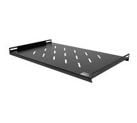 Mach Power ar-66fsb Étagère Fixe avec culot à 4 Points pour armoires Rack de 19, 300 mm, Noir
