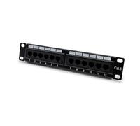 Mach Power ar-pp10u6 - 12 Panneau de Brassage pour Rack de 10, 12 Ports RJ45 U/UTP Cat 6