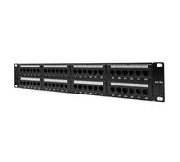 Mach Power AR-ppu5 - 48 Patch Panel pour Rack de 19, 48 Ports RJ45 U/UTP Cat 5e
