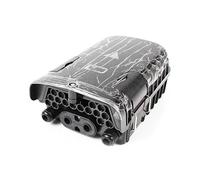 Mach Power Boîtier de Distribution Fibre Optique IP65 16 cœurs pour réseaux FTTH/FTTx, avec Prise en Charge de répartiteurs PLC 1x8 et 1x16, Installation Murale/sur Poteau (LE-FAT-16P)