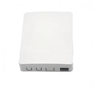 Mach Power Boîtier Terminal Mini FTTH 2 Ports pour Fibre Optique, Montage Mural avec Double Couche et Cadenas (LE-ATB-02B1)