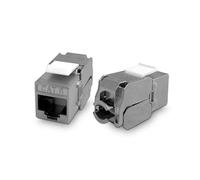 Mach Power Câble Keystone blindé RJ45 FTP CAT6 pour Panneau Vierge, Couleur Noire (NW-FK6B-SL)