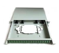 MACH POWER Panneau de raccordement amovible pour connexions à fibre optique Installation Rack 19" 1 unité, 430 x 285 mm